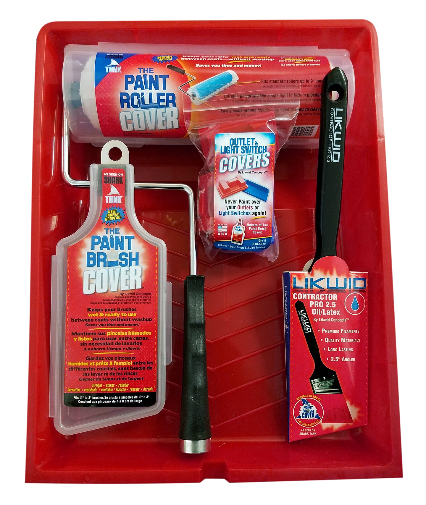 Likwid Concepts The Paint Brush Cover 4-in Plastic Paint Multi-Tool at